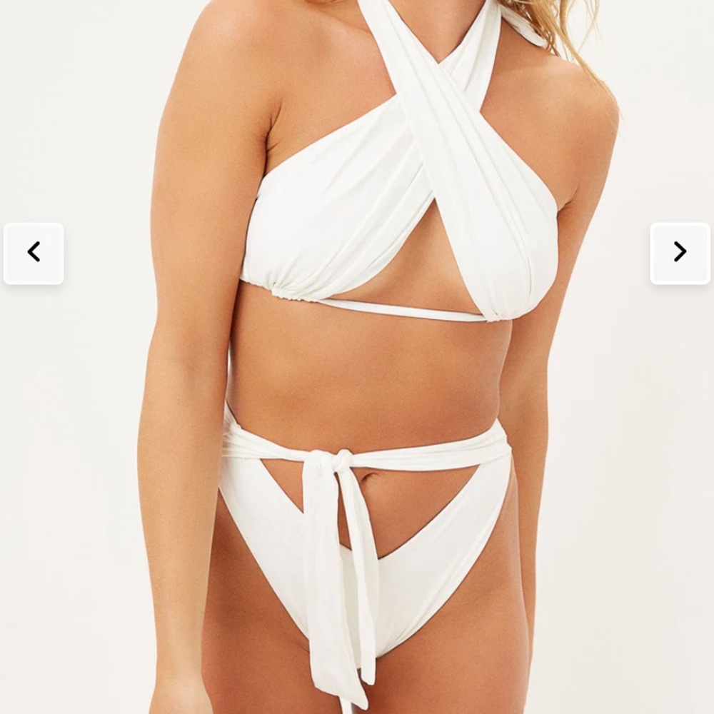 Frankie’s Bikini White Bash Bikini